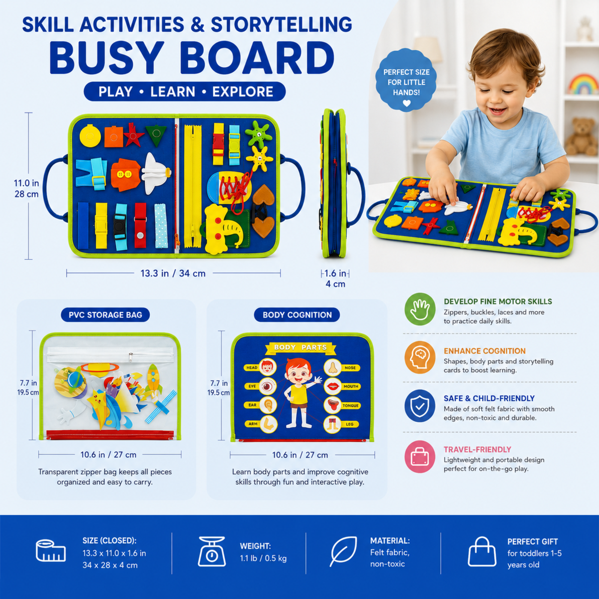 Busy Book For Toddlers