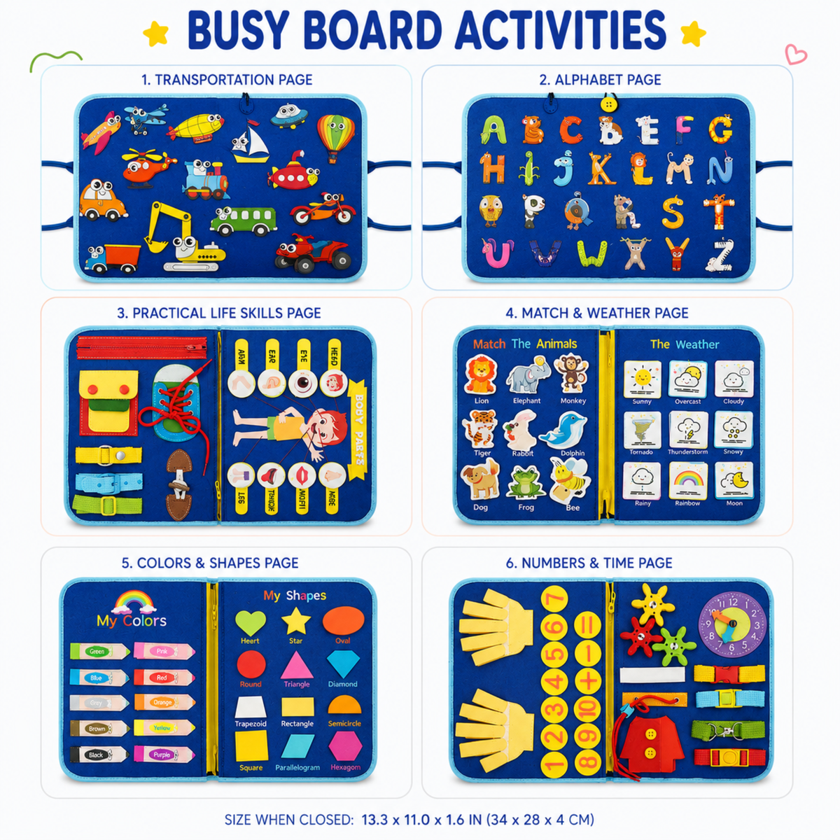 Busy Book For Toddlers