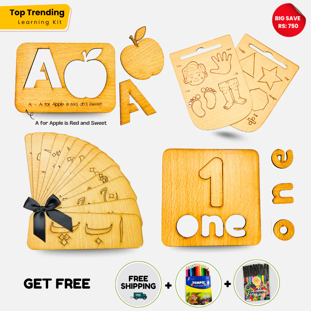 6IN1 - TOP BEST WOODEN LEARNING TOYS BOX FOR YOUR KIDS